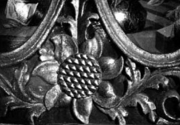 Фрагмент різьблення у церкві 1742 р. з Черкащини, НМНАПУ
